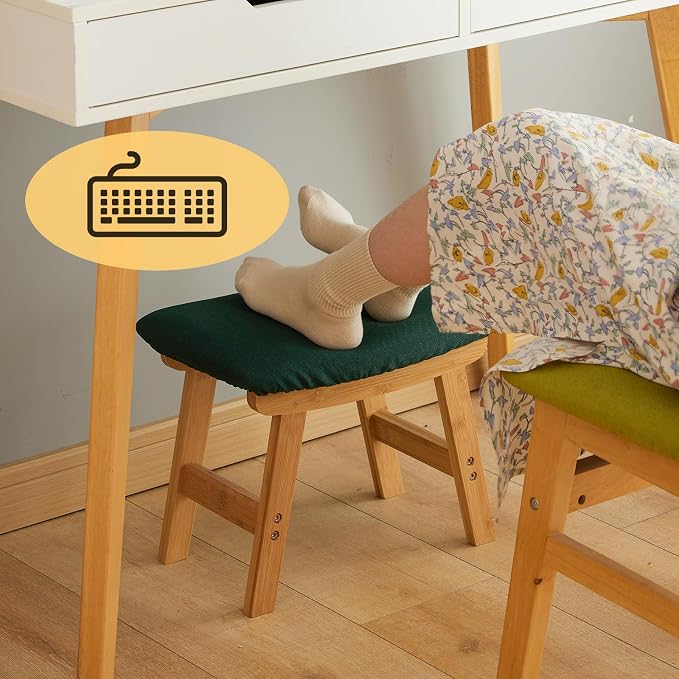 Natural Legs - Green Stool Surface