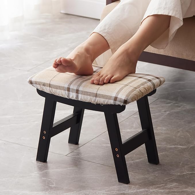 Black Stool Legs - Stripes Surface