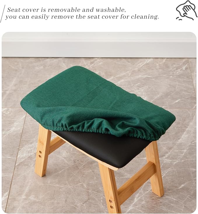 Natural Stool Legs - Green Surface
