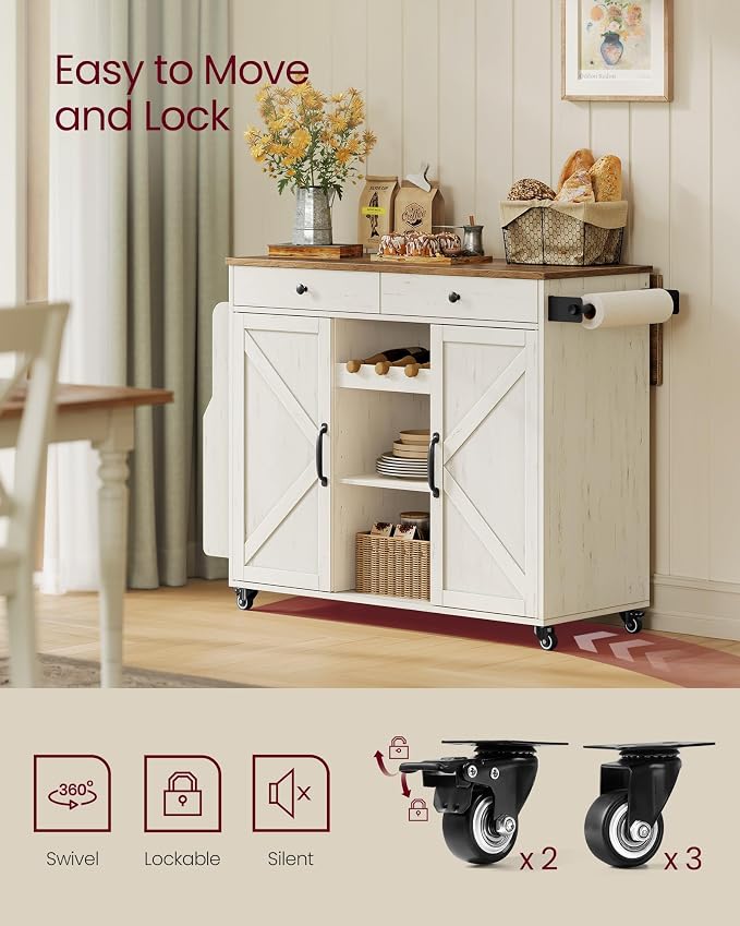Rustic White + Honey Brown