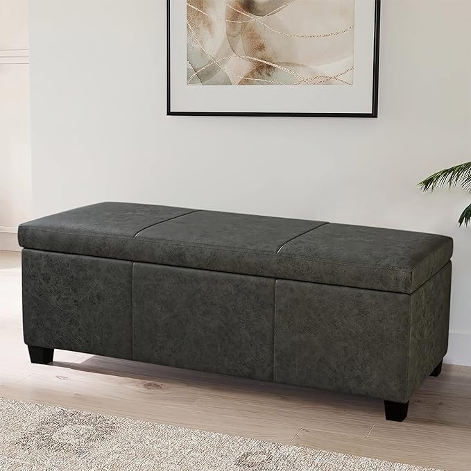 Rustic Gray/ Faux Leather