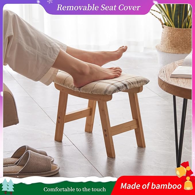 Natural Stool Legs - Stripes Surface