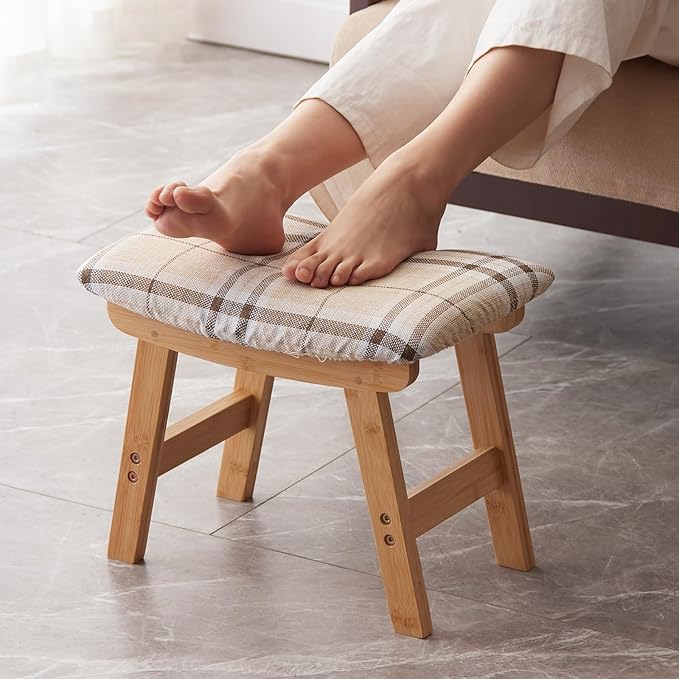 Natural Stool Legs - Stripes Surface