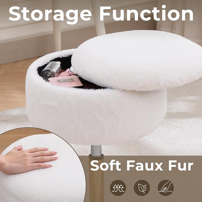 White With Storage
