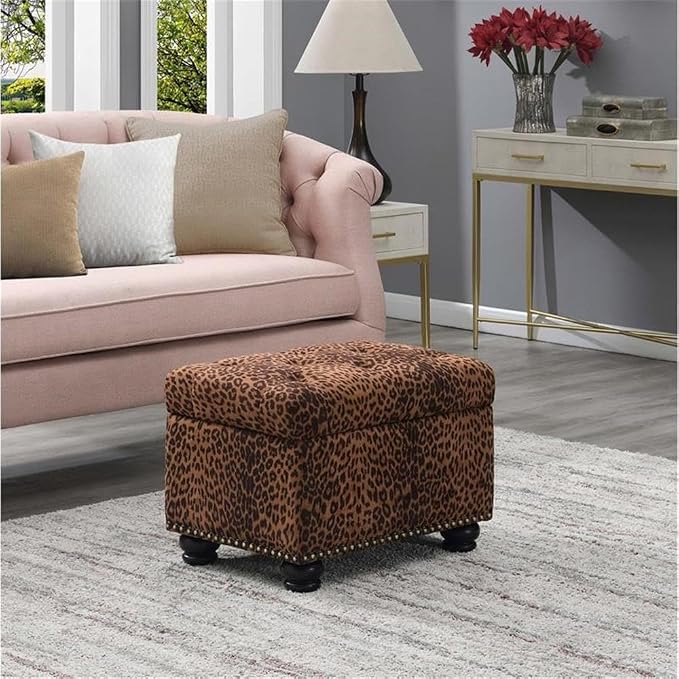 Forest Leopard Print Fabric