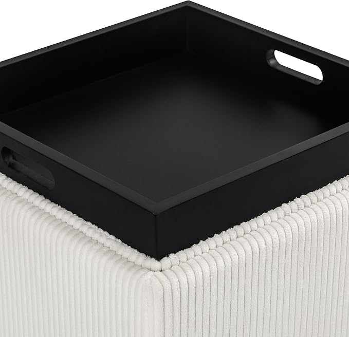 Beige Corduroy With Tray