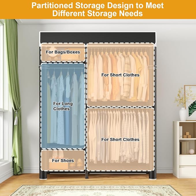 Black Rack With Black Cover