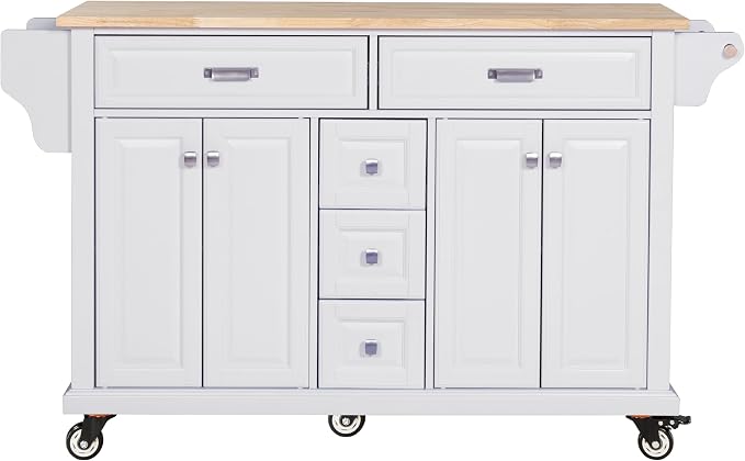 5 Drawers - White