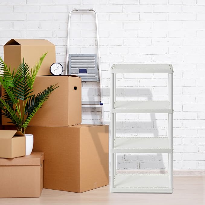 4 Shelf - White