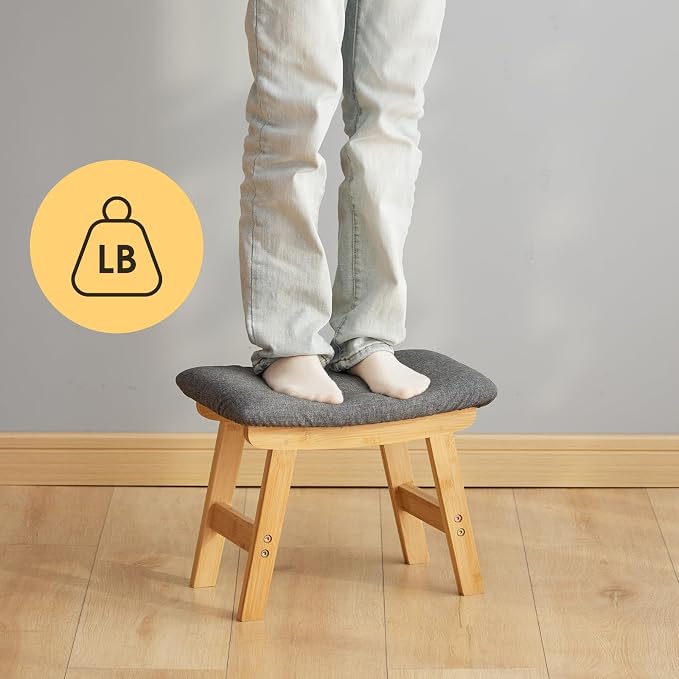 Natural Legs - Gray Stool Surface