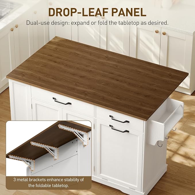 White + Walnut