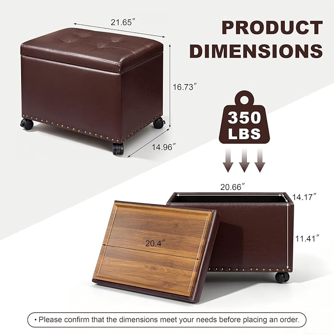 Reddish Brown With Wheels