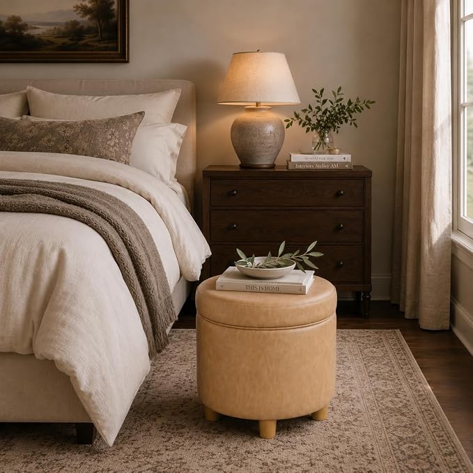 Sand Faux Leather