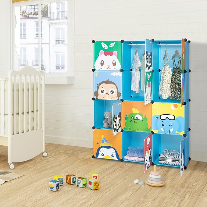 4 Tier 12 Cube, Blue-c