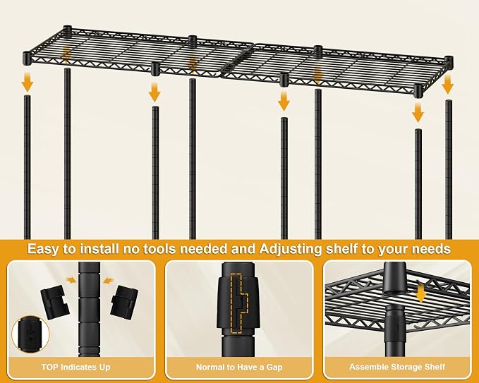 Black Rack With Black Cover