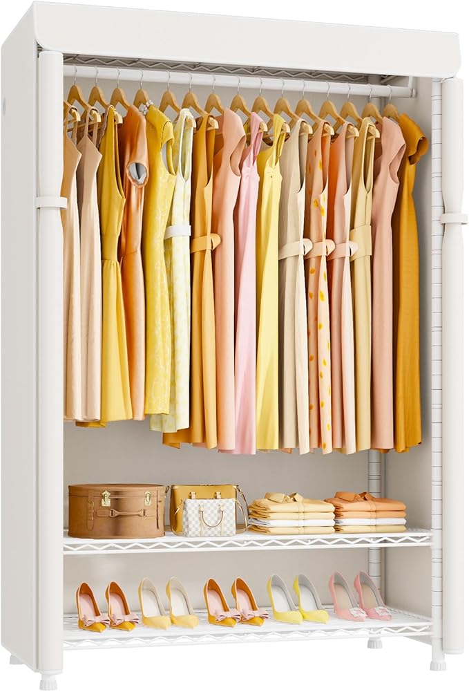 White Rack with White Cover