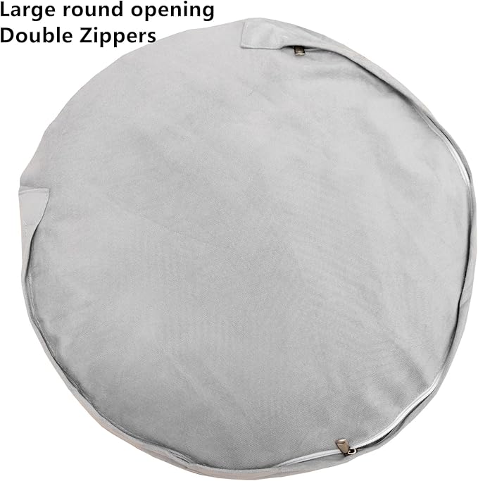 Black Pouf No Filler