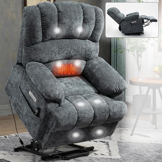 Blue-gray + Chenille + Fiber Foam and Polyester Fiber Pad