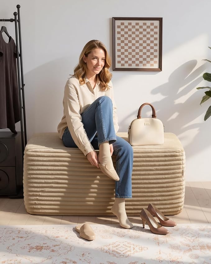 Beige (Plush Corduroy Fabric)