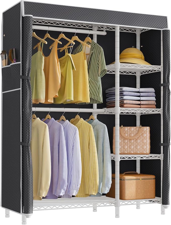 White Rack with Black Upgraded Cover
