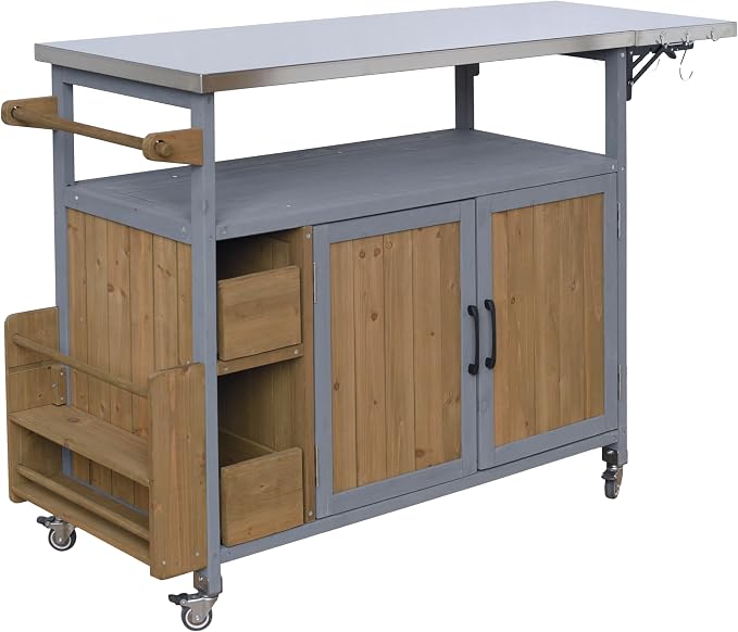 Blue Gray,walnut Brown