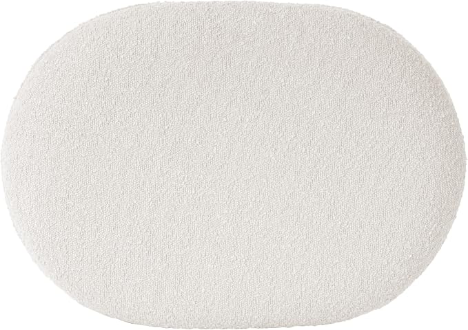 Cream White Boucle