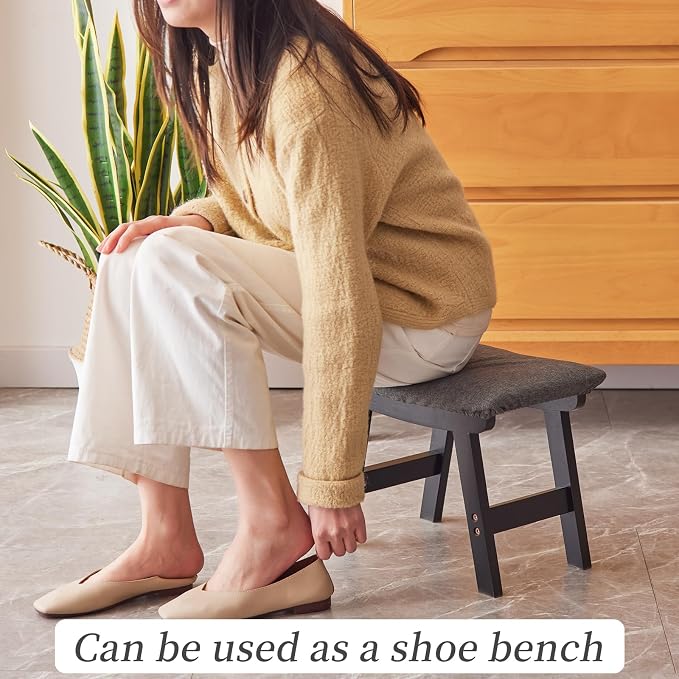 Black Stool Legs - Gray Surface