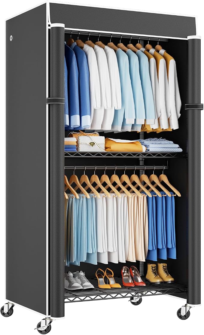 Black Rack with Black Cover