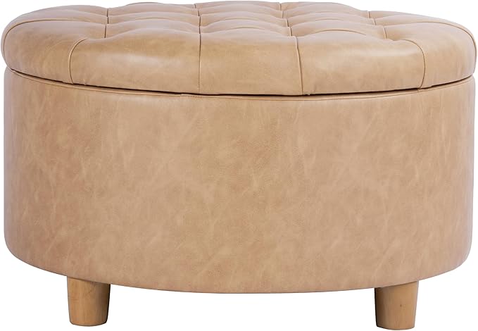 Light Camel Faux Leather