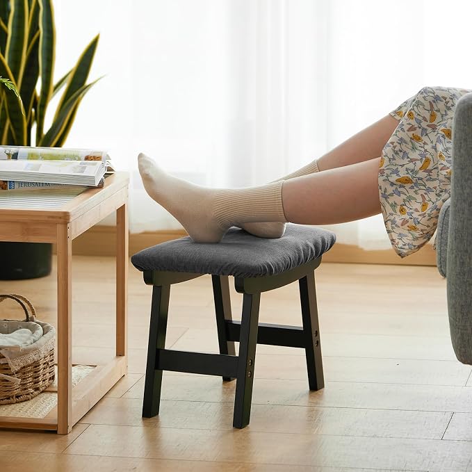 Black Legs - Gray Stool Surface