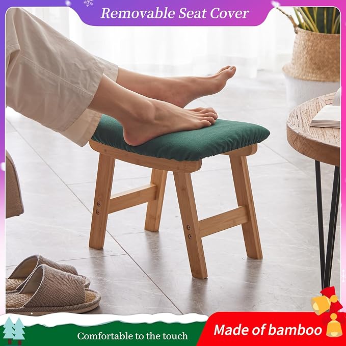 Natural Stool Legs - Green Surface