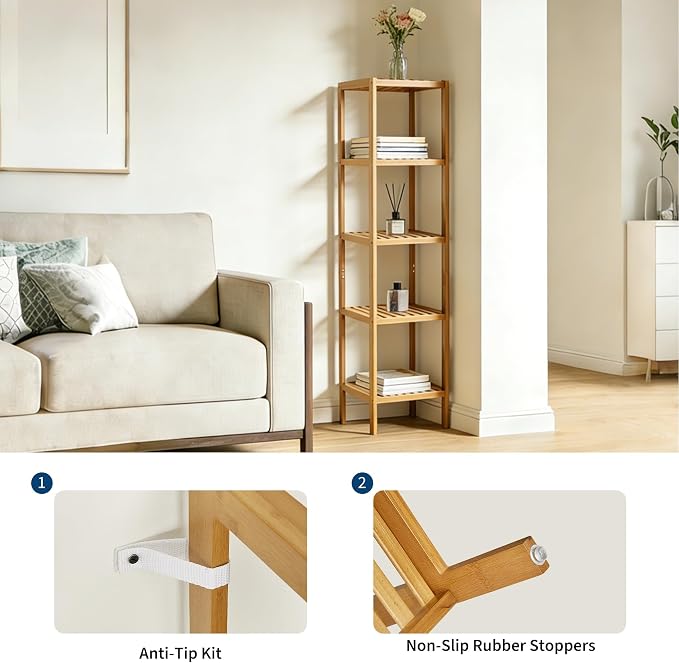 5 Tier-wood