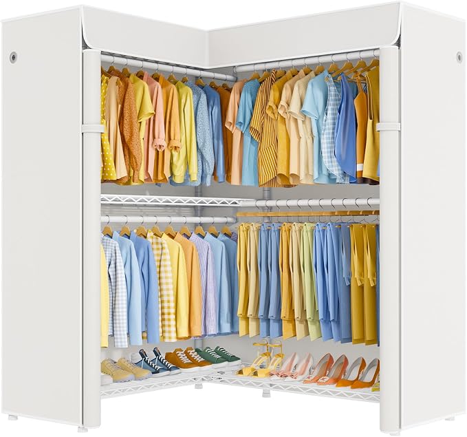 White Rack with White Cover
