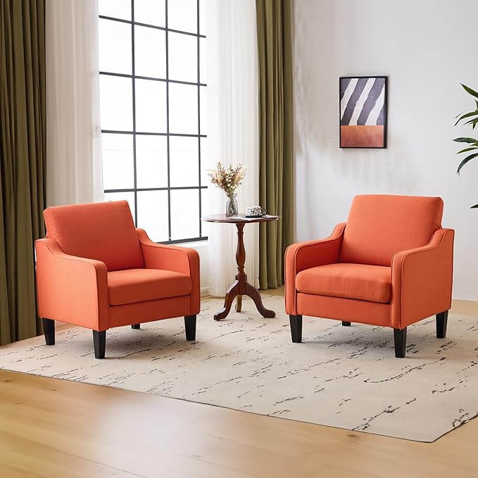 Burnt Orange Linen