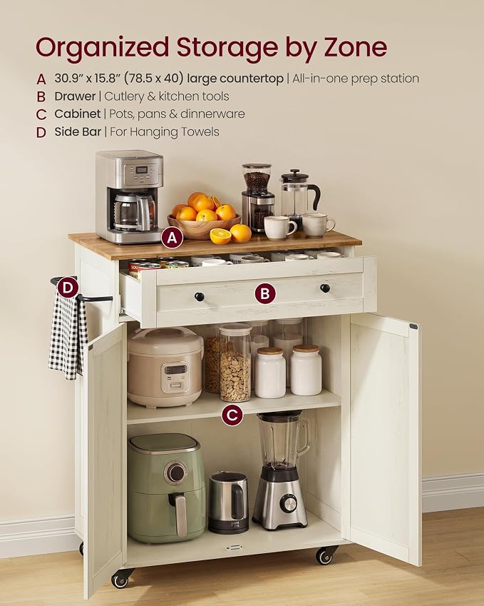 Rustic White + Honey Brown