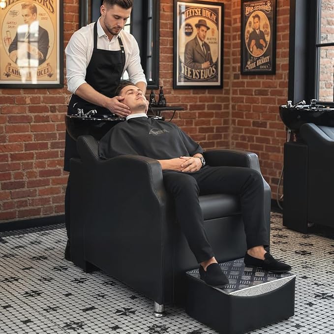 Black Abs Shampoo Bowl