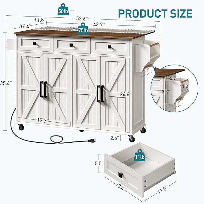 White + Walnut