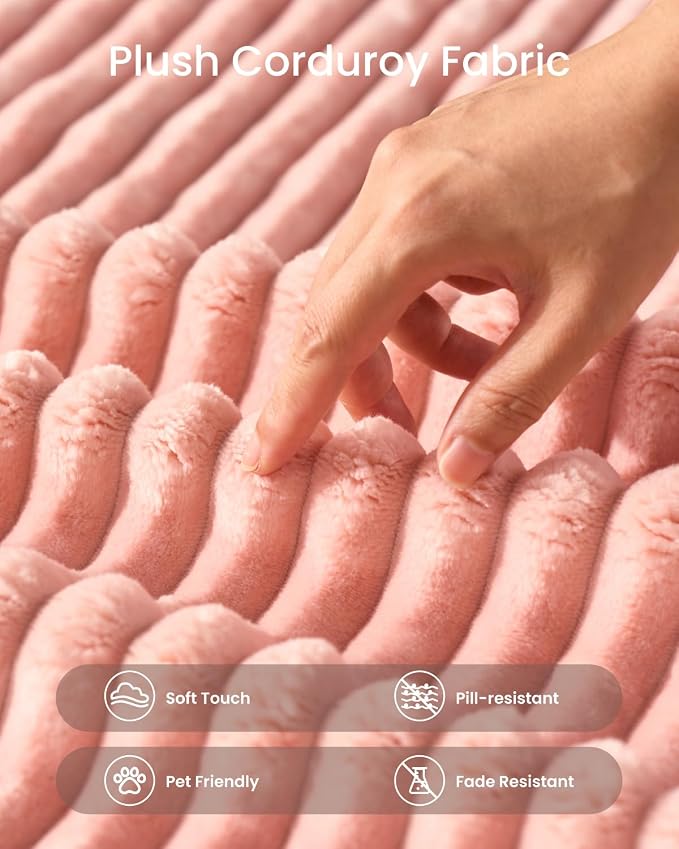 Pink (Plush Corduroy Fabric)