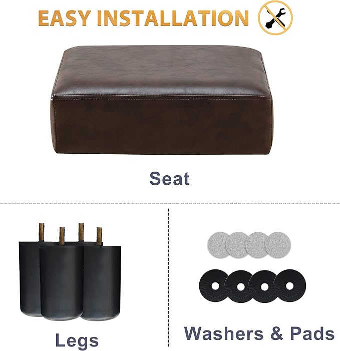 A-brown-faux Leather