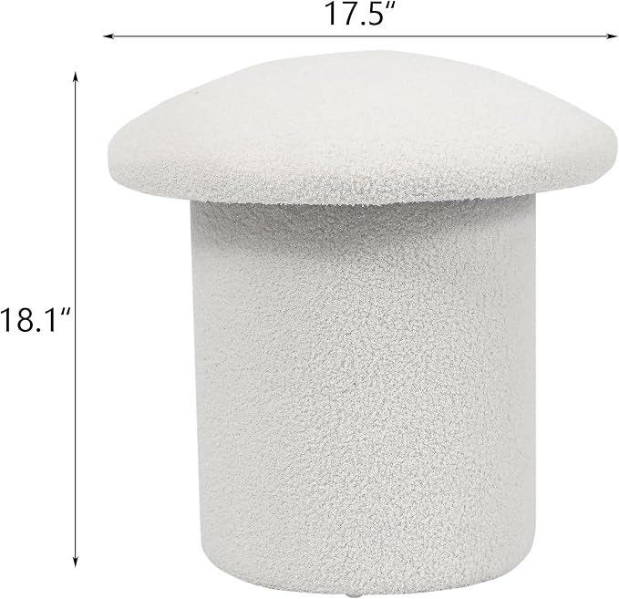 White, Mushroom
