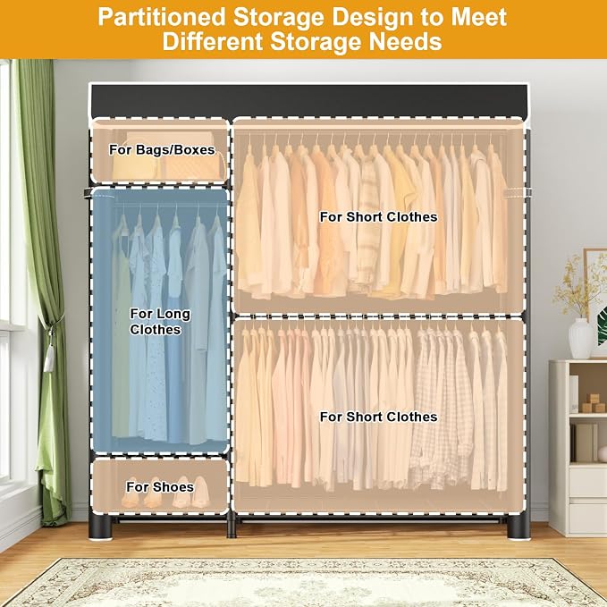 Black Rack With Black Cover