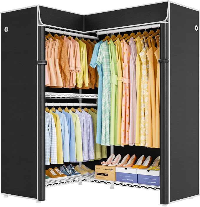 White Rack with Black Cover