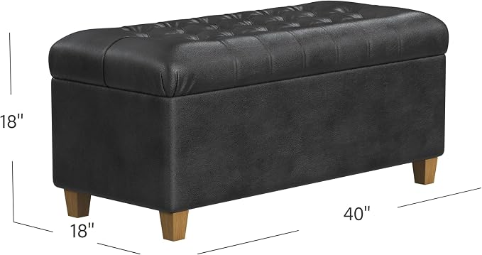 Black Faux Leather