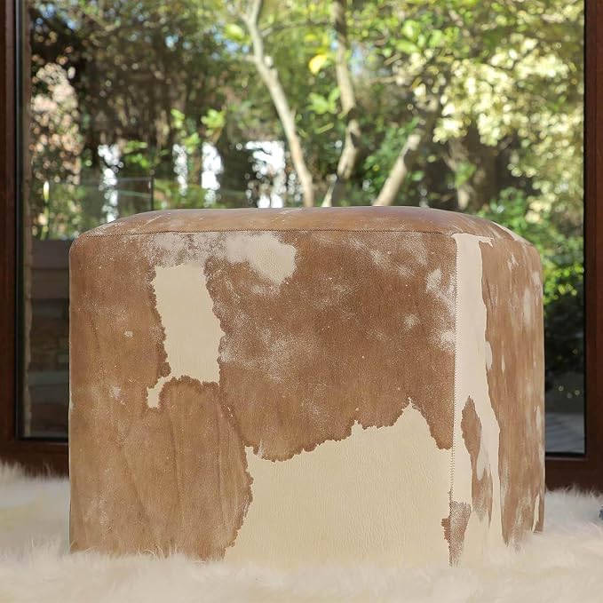 Beige and White