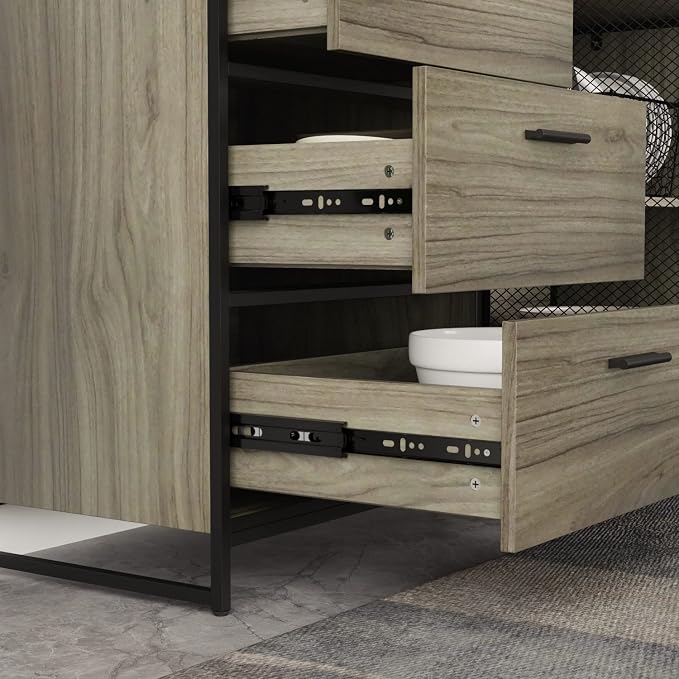 Rustic With 3 Drawers