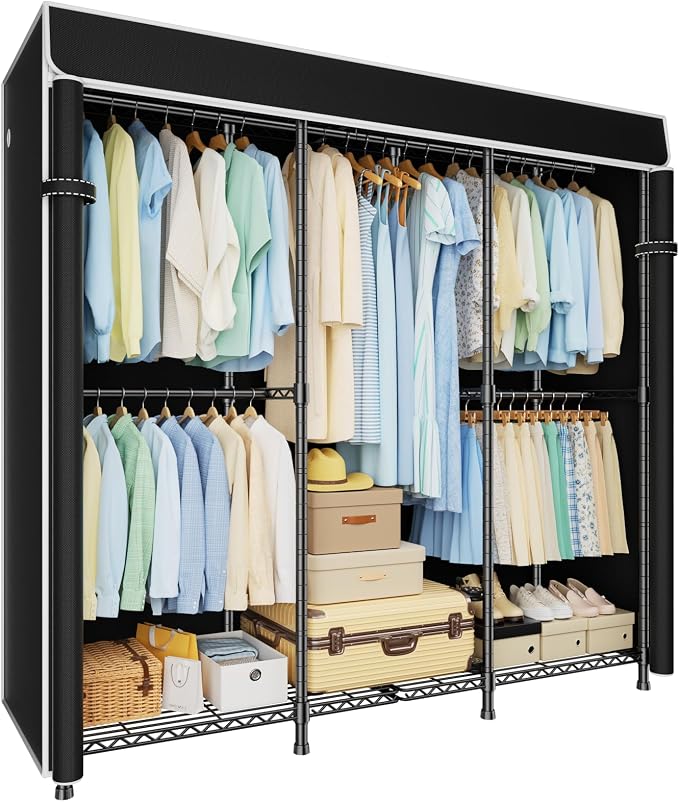 Black Rack With Black Cover