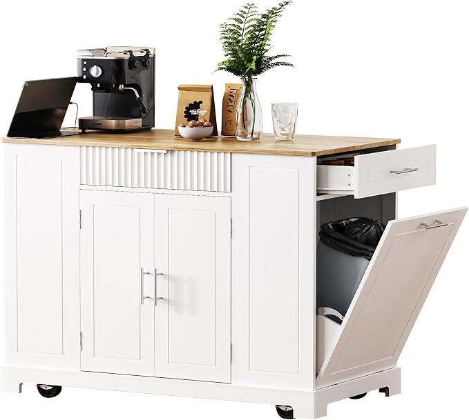 White + Rubber Wood Table