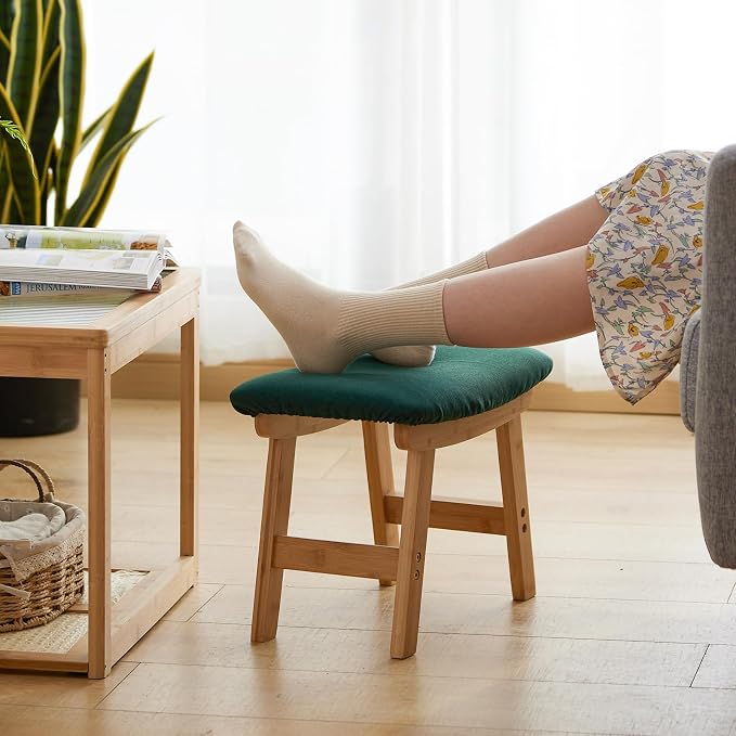 Natural Legs - Green Stool Surface