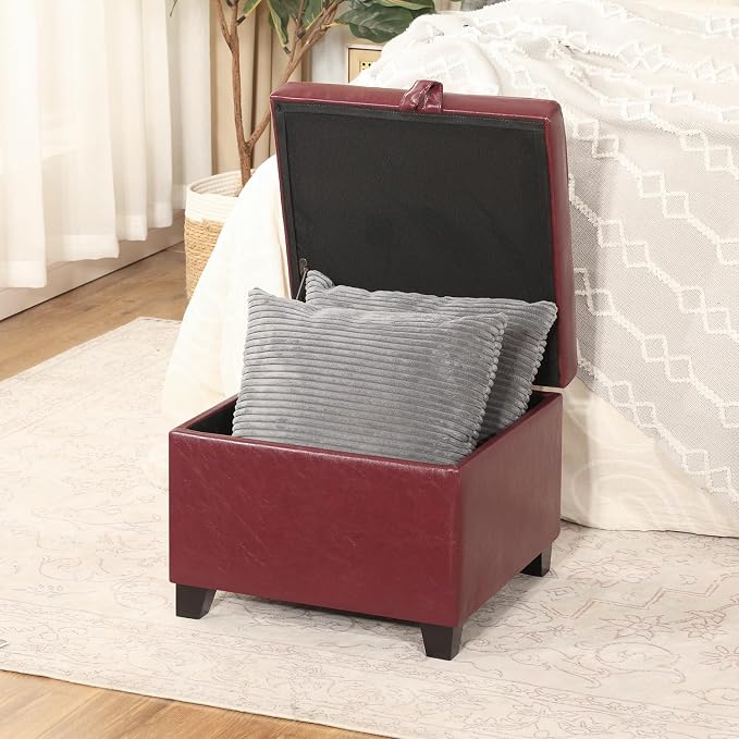 Style3 Red Faux Leather