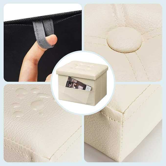 Beige-with Side Pockets.